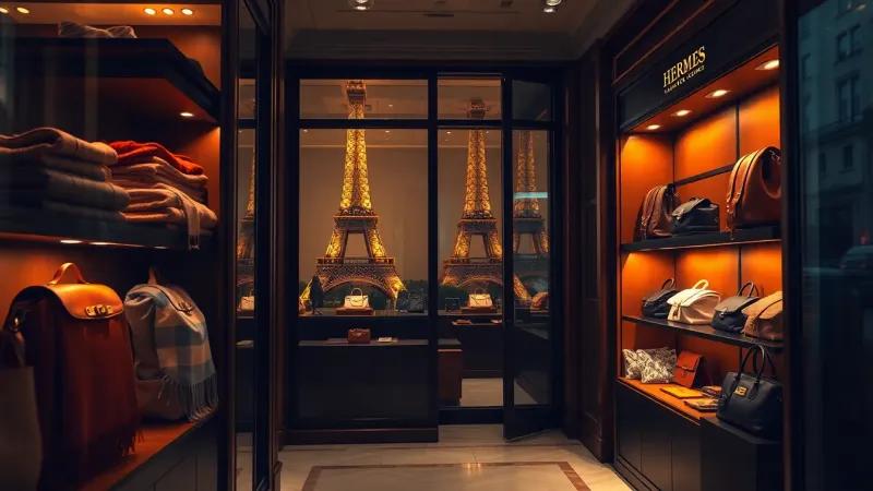 Hermès plonge de 12% à la Bourse de Paris face à la guerre et aux devises