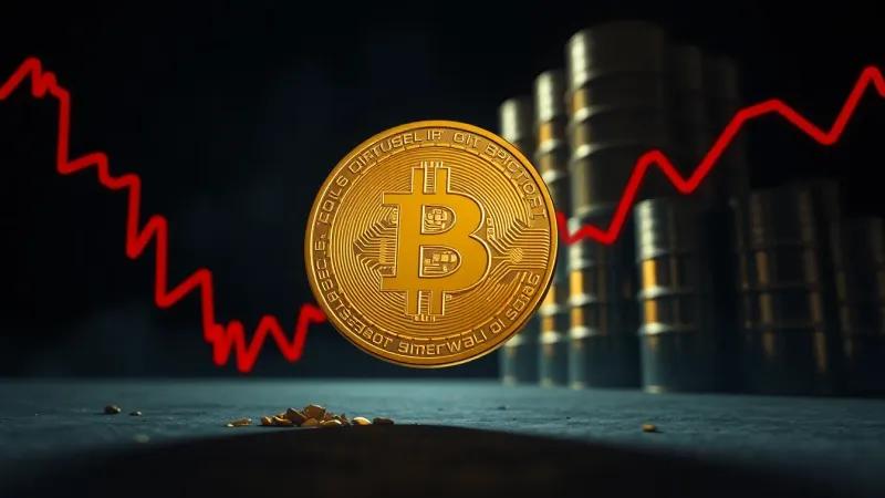 Bitcoin glisse vers 75 000 $ tandis que le pétrole flambe à 126 $