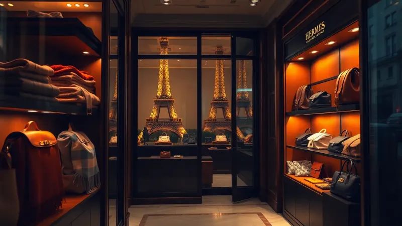 Hermès plonge de 12% à la Bourse de Paris face à la guerre et aux devises