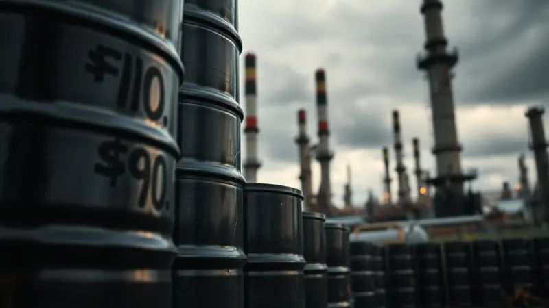 Oil Prices Drop Below $90 Amid ECB Pause and Tensions with Iran
