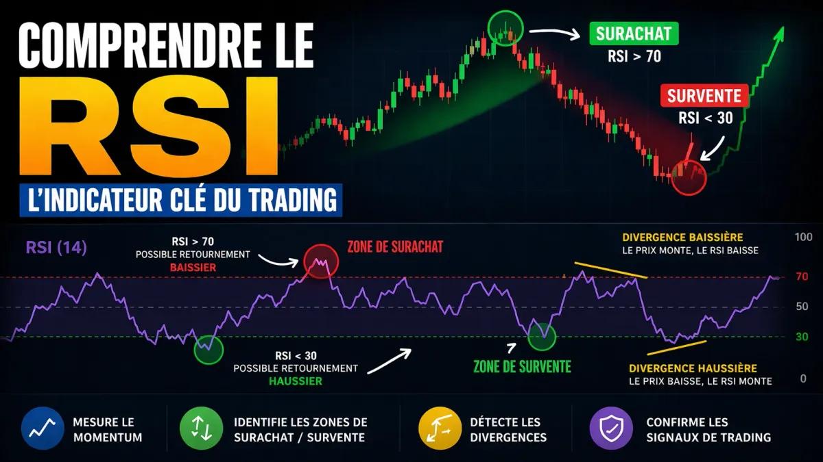 Le RSI en trading : comprendre et utiliser l’indicateur pour éviter les faux signaux