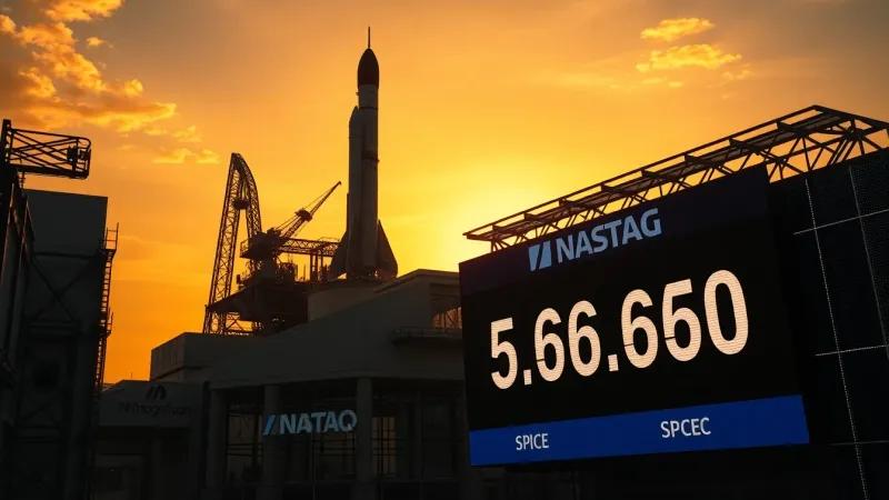 SpaceX dépasse 2 000 milliards au Nasdaq et talonne Amazon