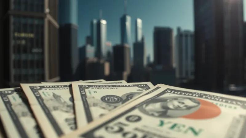 Le dollar atteint un pic de deux mois face au yen qui plonge