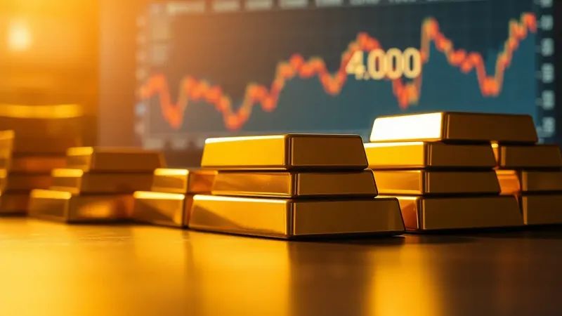 L'or repasse sous les 4 000 $ après les tensions Iran et la Fed